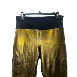 Spanx Red Hot Gold Leggings